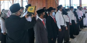 Pelantikan Pejabat, Bupati : Jangan Sekali Kali Korupsi, Kolusi dan Nepotisme