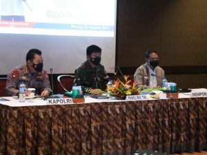 Rapat Kesiapan PON XX Bareng Forkopimda Mimika, Kapolri: Perlu Langkah Extraordinary Cegah Covid-19