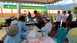 Sinergi Staf Khusus Presiden dan Polri, Laksanakan Vaksinasi Di 9 Ponpes