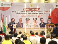 Gubernur Herman Deru Buka Rakerprov KONI Sumatera Selatan