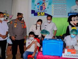Bupati Morut Buka Secara Resmi Vaksinasi Anak Usia 6 – 11 Tahun