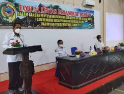 Wabup Buka Kegiatan Forum Lintas Daerah yang Digelar Bappelitbangda