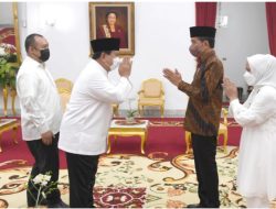 Menhan Prabowo Silaturahmi Dengan Presiden di Istana Yogyakarta