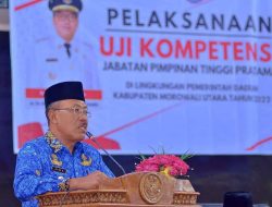 Sebanyak 21 Pejabat Eselon II Pemda Morut Ikuti Uji Kompetensi