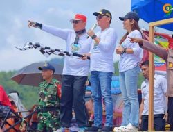 Lomba Perahu Katinting Dalam Rangka HUT Morut ke 9, Disambut Antusias