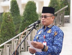 Upacara Gabungan OPD, Gubernur Ingatkan Nilai-Nilai Dasar ASN