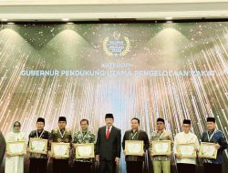 15 Gubernur se Indonesia Terima Penghargaan Baznas Award Diantaranya Rusdy Mastura