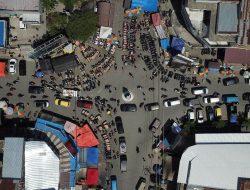 Polisi Pantau Sejumlah Titik Keramaian di Kota Palu Gunakan Drone