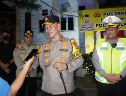 Cek Pos Operasi Ketupat, Kapolda Sulteng Ingatkan Pengguna Jalan Patuhi Rambu Lalulintas