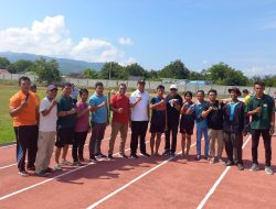 Faidul Keteng Beri Apresiasi Kepada Bupati Parimo di Cabor Atletik