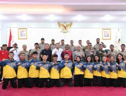 Melepas Atlet Karate Pengprov Forki Sulteng, Berikut Pesan Gubernur
