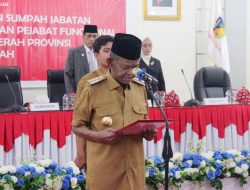 Lantik Pejabat Tinggi Pratama dan Fungsional, Ini Pesan Gubernur Sulawesi Tengah