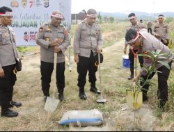 Dukung Program Penghijauan, Polda Sulteng Tanam 5.690 Bibit Pohon
