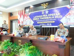 Operasi Zebra Tinombala 2023 Segera dimulai, Polda Sulteng Gelar Latpraops