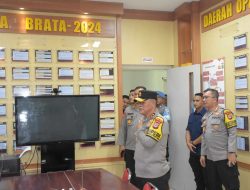 Kapolda Sulteng Sidak Posko Operasi Mantap Brata Tinombala