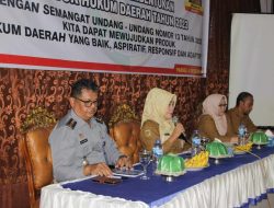 Pemda Parimo Gelar Sosialisasi Teknik dan Mekanisme Penyusunan Produk Hukum Daerah.