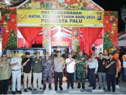 Kapolda Sulteng bersama Pemda dan Petinggi TNI Pantau Pergantian Tahun