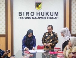 Ini Pesan Kepala Biro Hukum Pada Penandatangan Perjanjian Kinerja tahun 2024
