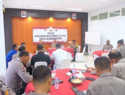 Polda Sulteng Awali 2024 dengan Coffe Morning untuk Tingkatkan Soliditas Internal