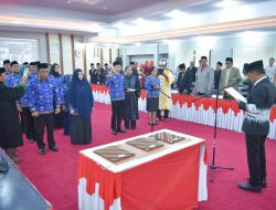 Lantik Pejabat Administrator dan Pengawas, Berikut Pesan Gubernur Sulteng