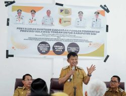 Gubernur Sulawesi Tengah Salurkan Bantuan CPPD ke Pemkab Sigi
