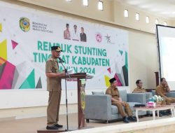 Rembuk Stunting Tingkat Kabupaten Parigi Moutong, Ini Pesan Sekda
