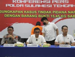 Dalam 4 bulan Polda Sulteng Berhasil Ungkap 245 Kasus Narkoba, 314 Orang Ditangkap