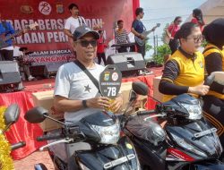 Jurnalis Turut Ramaikan Olahraga Bersama Hari Bhayangkara ke-78