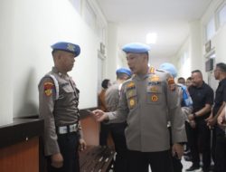 Kabidpropam Polda Sulteng : Angota Propam Harus Jadi Tauladan Dalam Disiplin