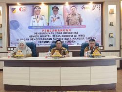 BPSDM Sulteng Lakukan Pencanangan ZI Menuju Wilayah Bebas Korupsi