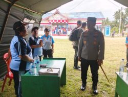 Anak-Anak Belajar di Tenda Darurat, Kapolda Sulteng Beri Motivasi