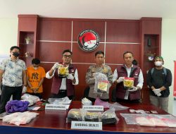 Polda Sulteng Gagalkan Peredaran 7,2 Kg Sabu di Palu, Dua Kurir Ditangkap