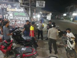 Polsek Torue Tekan Ancaman Narkoba dan Judi Online Lewat Patroli Blue Light