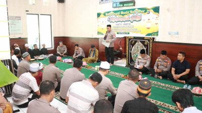 Kapolres Parimo : Maulid Nabi Momentum Hadirkan Akhlak Rasulullah dalam Tugas Polri