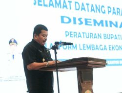 Wabup Parimo Buka Diseminasi Perbup dan Platform Lembaga Ekonomi Daerah