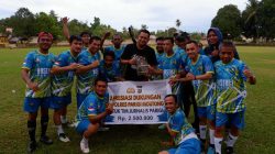 Kapolres Parimo Dukung Laga Persahabatan Jurnalis Parigi FC vs Jurnalis Palu FC