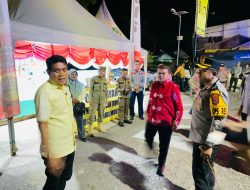 Pastikan Nataru Aman, Kapolres Parigi Moutong Cek Pos Ops Lilin 2025