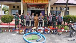 Polsek Kasimbar Tertibkan PETI di Desa Posona, Alat Tambang Diamankan