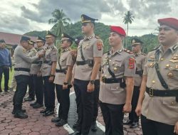 Polres Parigi Moutong Gelar Sertijab, Kapolres Tekankan Adaptasi dan Polri Presisi