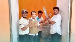 Cegah Longsor Susulan, BPBD Parimo Drop 50 Kawat Bronjong ke Desa Sausu