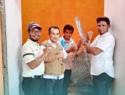 Cegah Longsor Susulan, BPBD Parimo Drop 50 Kawat Bronjong ke Desa Sausu