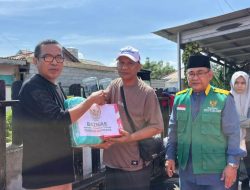 Kebakaran Hanguskan 4 Rumah di Palu, BAZNAS Sulteng Turun Bawa Sembako