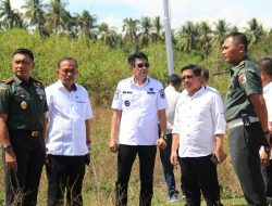 Bupati Parimo Tinjau Lahan Hibah Denpom dan Korem Bersama Pangdam XXIII