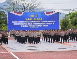 Ketua DPRD Sulteng Diwakili Komisi I Hadiri Apel Siaga Pengamanan Ramadan