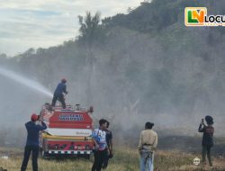 Bupati Parimo Turun ke Avolua, Cek Langsung Alat Pemadam Karhutla