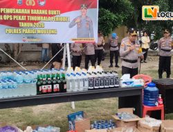 Kapolres Parimo Sebut Miras Picu Kriminalitas, 665 Liter Cap Tikus Dimusnahkan