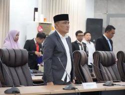 Sekretaris DPRD Sulteng Hadiri Pelantikan Pejabat Administrator dan Fungsional Pemprov