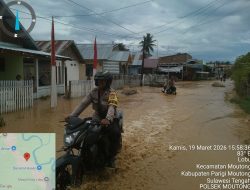 120 Rumah Terendam Banjir di Moutong, Tanggul Jebol Picu Luapan Sungai