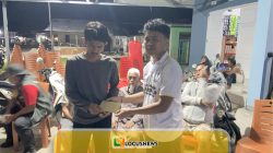 Panitia Futsal Pelajar Parimo Salurkan Santunan ke Keluarga Korban Pohon Tumbang