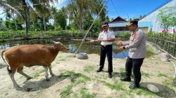 Kapolres Parigi Moutong Salurkan Kurban ke Lapas dan Ponpes